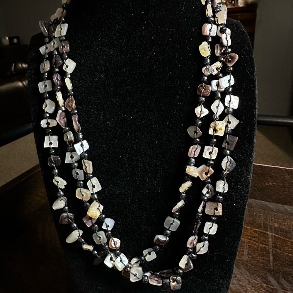 Elegant Multicolor Shell Necklace by Worthington